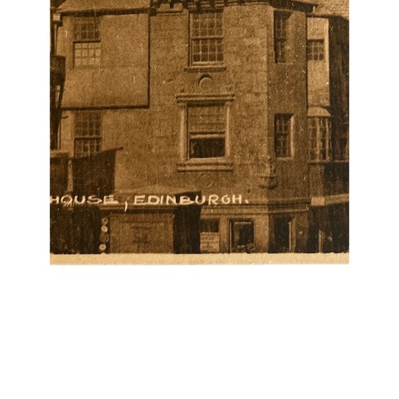 Antique Ephemera Early 1900s RPPC Postcard Foggo Gunn John Knox House Edinburgh - Picture 4 of 6